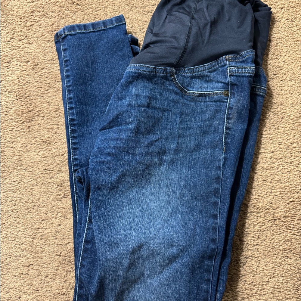 Dark Blue Maternity Jeans